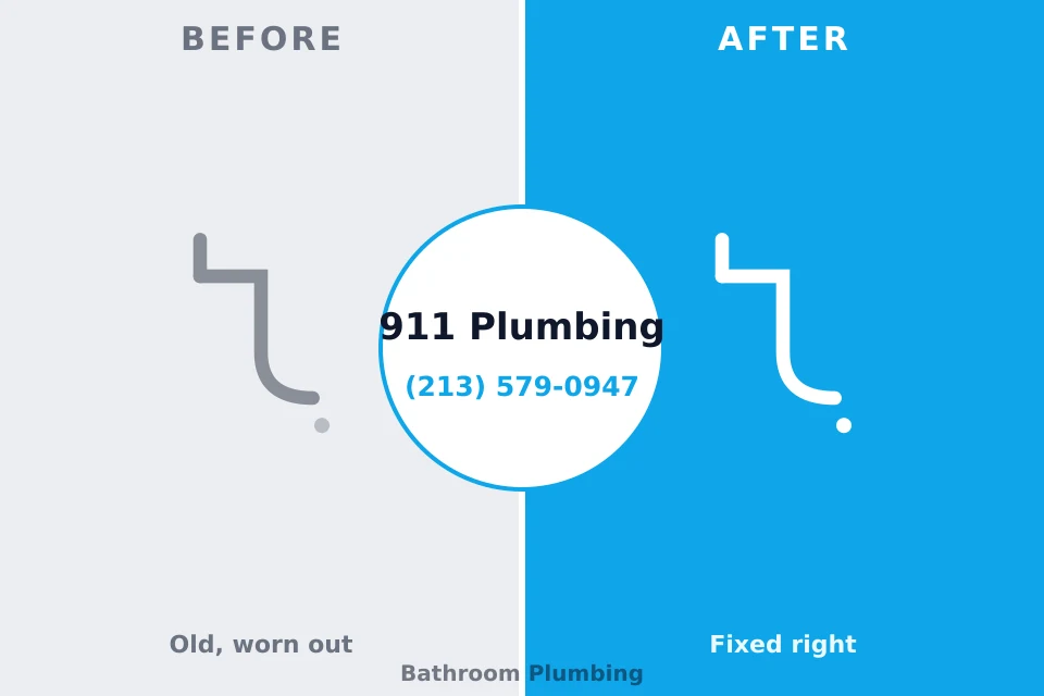 Before and after: plumbing company Batesville, IN
